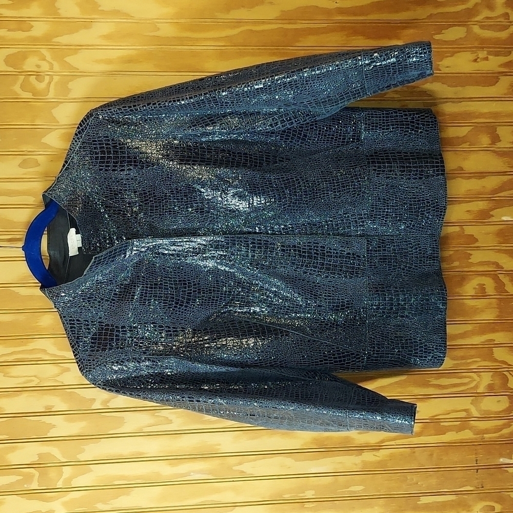 Chicos genuine leather jacket